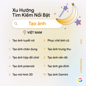 Google công bố trend tìm kiếm năm nay: Không còn "AI là gì?", người Việt giờ tìm cách làm video, phục chế ảnh và tạo mô hình bằng AI