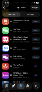 Lotus Chat bất ngờ leo hạng trên App Store và Play Store, phản ánh nhu cầu mới của người dùng Việt