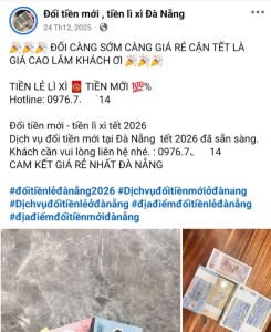 Công an cảnh báo thủ đoạn lừa đảo “đổi tiền mới, tiền lẻ”: Người có nhu cầu đổi tiền mệnh giá từ 10.000 đồng đến 200.000 đồng lưu ý