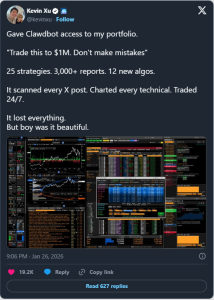 Giao trứng cho Ác! AI nhận nhiệm vụ biến 35.000 USD thành 1 triệu USD: Kết quả trader mất sạch tiền