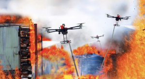 Lần đầu tại Việt Nam: Ra mắt UAV chữa cháy bầy đàn, tiếp cận cả hẻm sâu