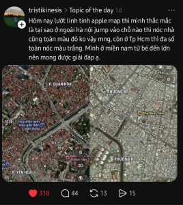 Vì sao nóc nhà Hà Nội toàn màu đỏ còn TP.HCM lại trắng xóa khi nhìn từ trên không?