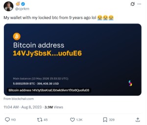 Mất 11 năm thử 7 nghìn tỷ mật khẩu không được, cuối cùng nhờ Claude AI, chủ ví Bitcoin lấy lại gần 400.000 USD ngủ quên trong ví BTC