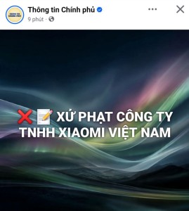 Vụ bị phạt 290 triệu: Xiaomi đã có thông báo chính thức, hứa hẹn tuân thủ luật pháp, cam kết hoạt động kinh doanh có trách nhiệm