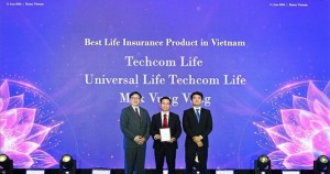 Techcom Life trở thành công ty bảo hiểm nhân thọ tiên phong tại Việt Nam giành cú đúp giải thưởng The Asian Banker