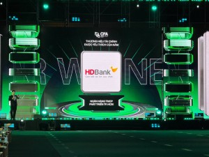 Giao dịch số của HDBank tăng mạnh và bốn năm liền vào Top 50 doanh nghiệp bền vững
