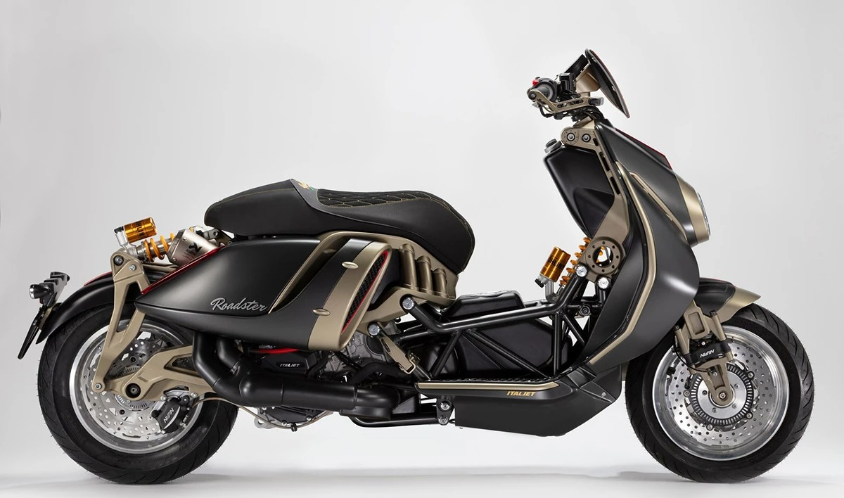Xe tay ga Italjet Roadster 400 ra mắt: Đây là chiếc xe tay ga điên rồ nhất mà tôi từng thấy- Ảnh 3.