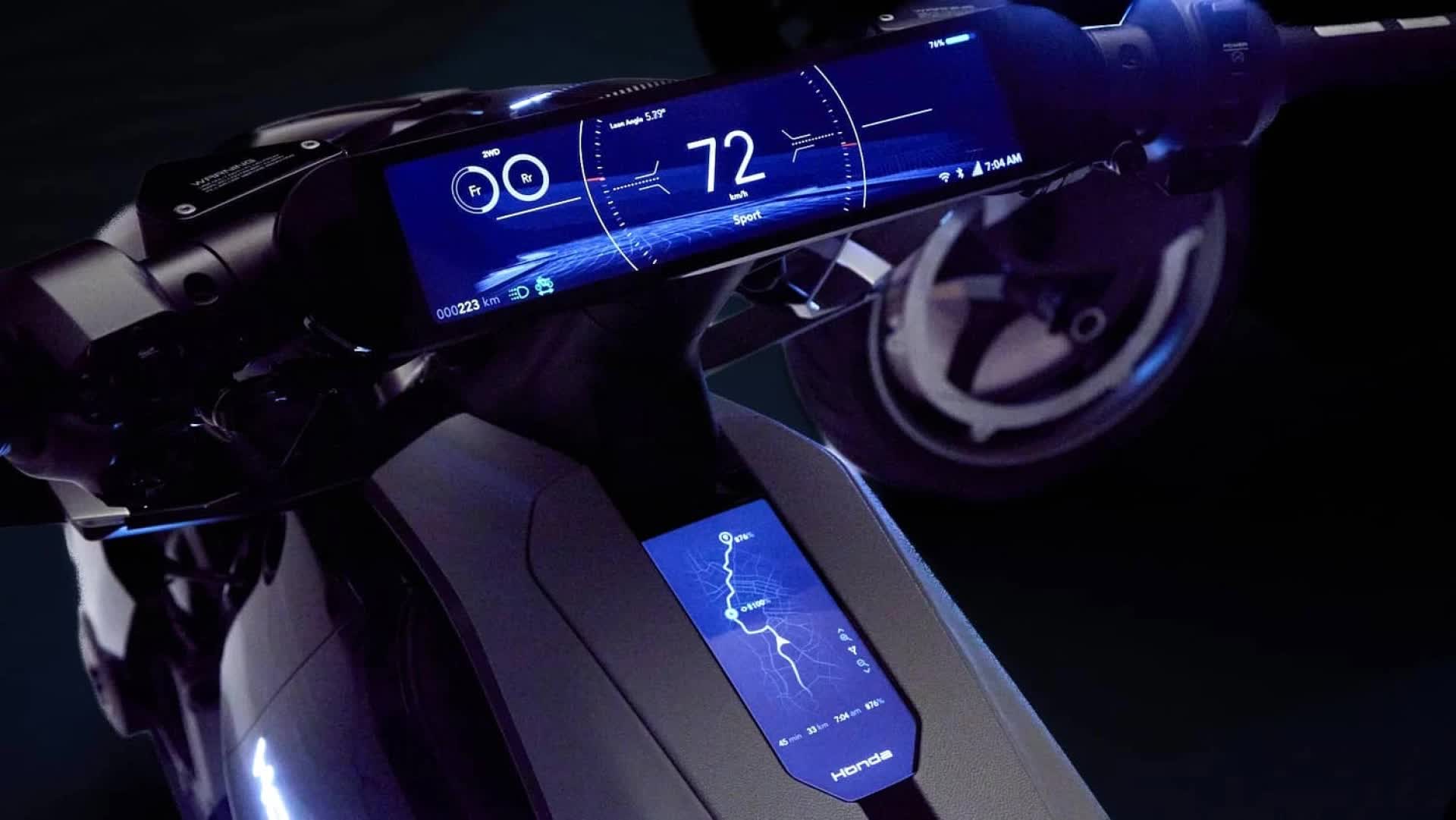 Cận cảnh Honda EV Outlier: Mẫu xe máy điện đi trước thời đại của nhà Honda- Ảnh 3.