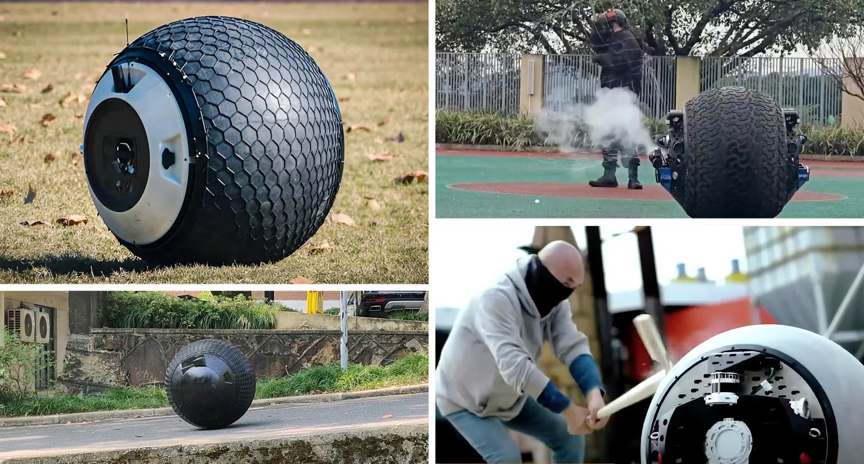 Cảnh sát Trung Quốc tung "Quả bóng thép" 125kg vào cuộc chiến chống tội phạm: Tương lai như phim viễn tưởng- Ảnh 2.