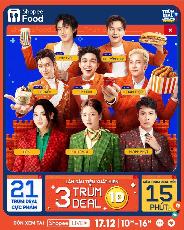 Bùng nổ cuộc chiến Trùm Deal ShopeeFood: 5 anh tài B.O.F so găng, cộng đồng fan dậy sóng- Ảnh 3.