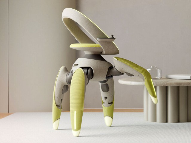 Toyota ra mắt ghế robot Walk Me: Cơ chế đi bộ bốn chân, vận hành bằng mô tơ điện, tải trọng 100 kg, kết hợp thiết kế giữa xe lăn và robot - Ảnh 2.