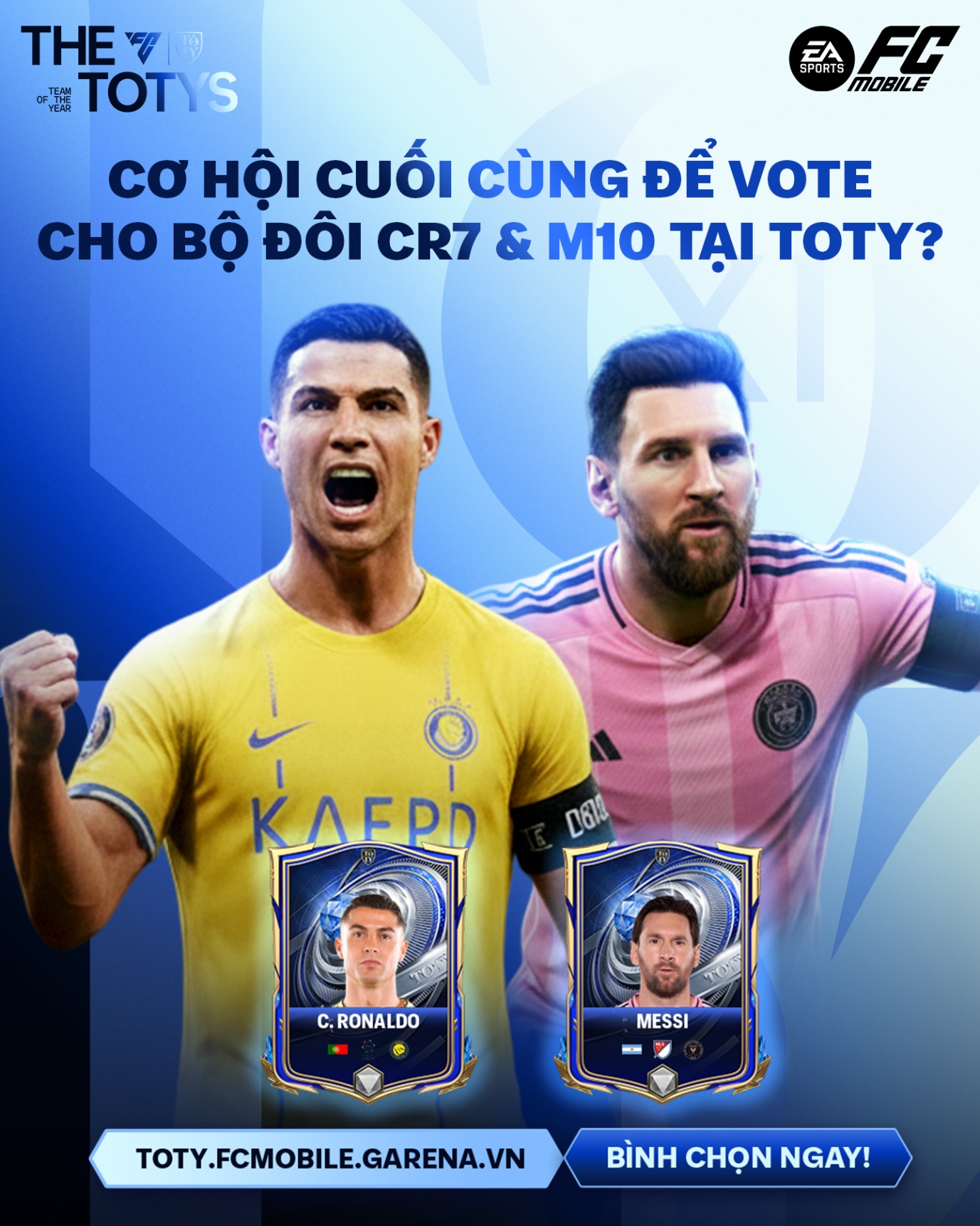 Sự kiện bình chọn đội hình xuất sắc nhất năm ra mắt tại FC Mobile Việt Nam! - Ảnh 3.