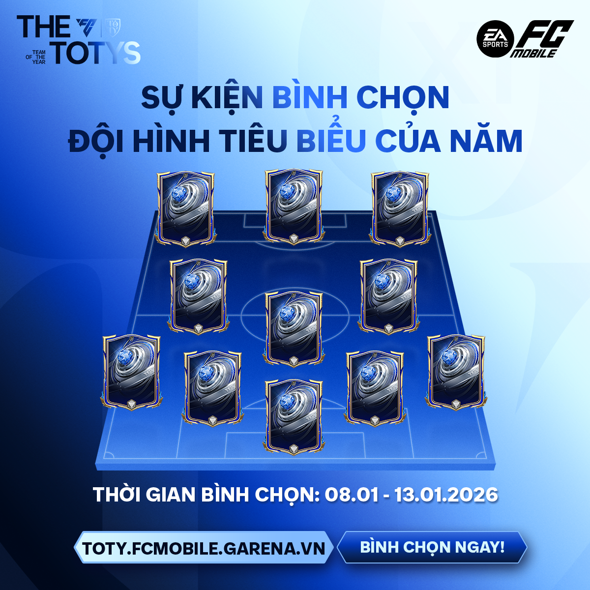 Sự kiện bình chọn đội hình xuất sắc nhất năm ra mắt tại FC Mobile Việt Nam! - Ảnh 2.