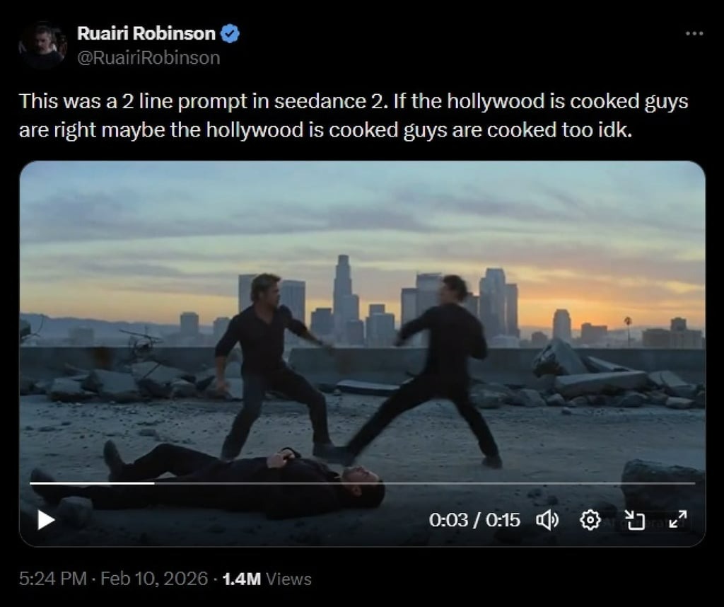 Hollywood run rẩy: Đoạn video Brad Pitt đại chiến Tom Cruise do AI Trung Quốc tạo ra khiến cả thế giới choáng váng- Ảnh 2.
