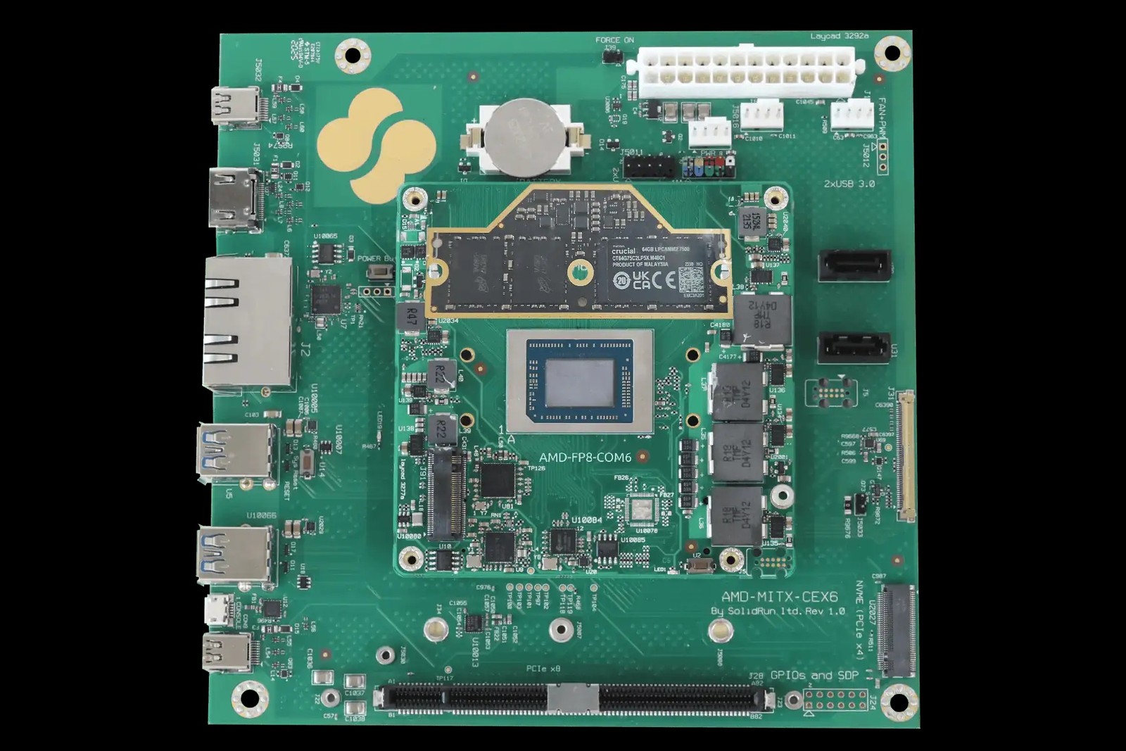 SolidRun ra mắt hệ thống AI biên dùng chip AMD Ryzen AI Embedded P100 và RAM LPCAMM2 - Ảnh 2.