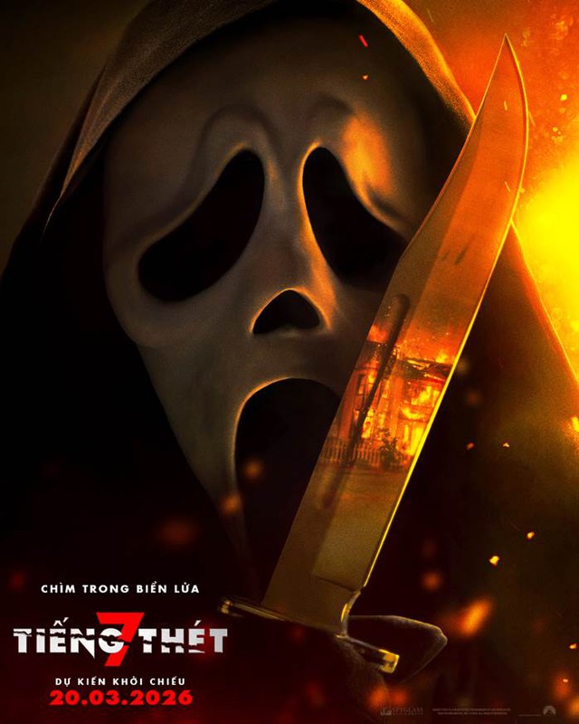 Scream 7 tái xuất màn ảnh rộng Việt Nam đánh dấu hành trình ba thập kỷ của biểu tượng sát nhân mặt nạ - Ảnh 1.