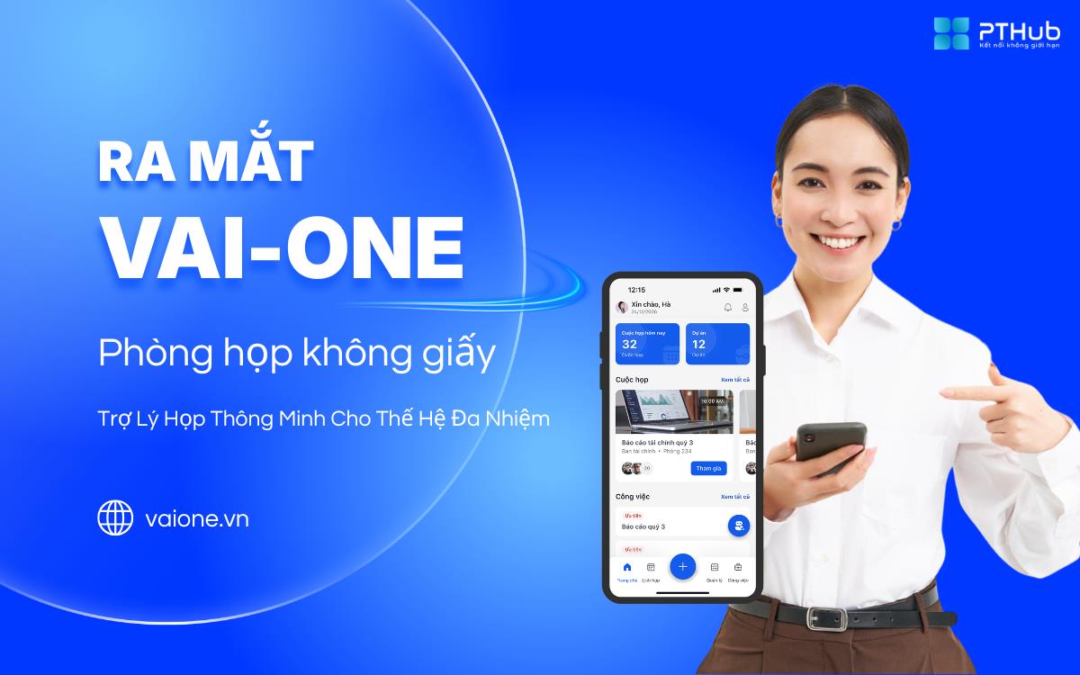 VAI-ONE: Nền tảng họp thông minh cho thế hệ đa nhiệm - Ảnh 1.