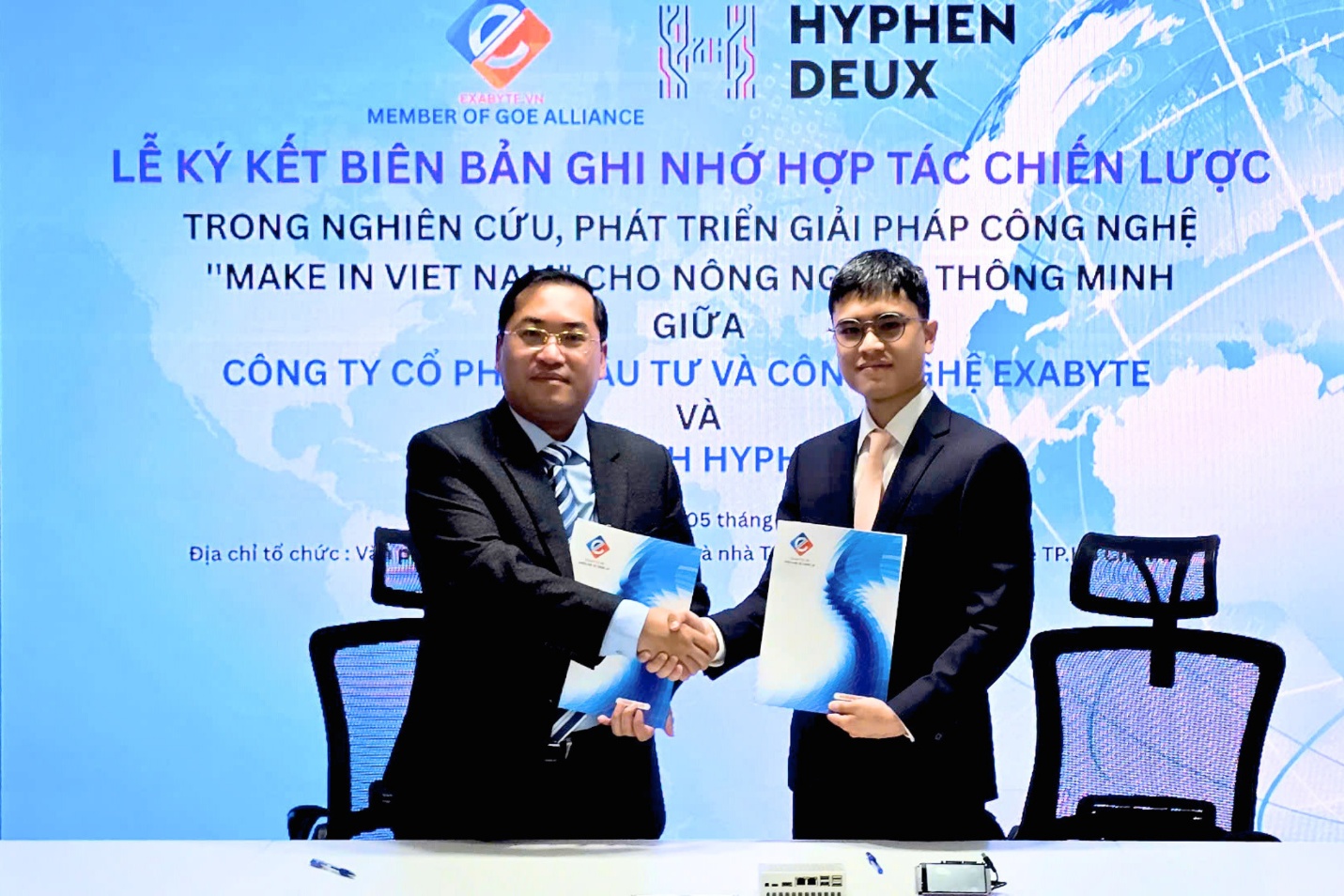 Hyphen Deux và Exabyte ký kết biên bản ghi nhớ hợp tác chiến lược - Ảnh 2.