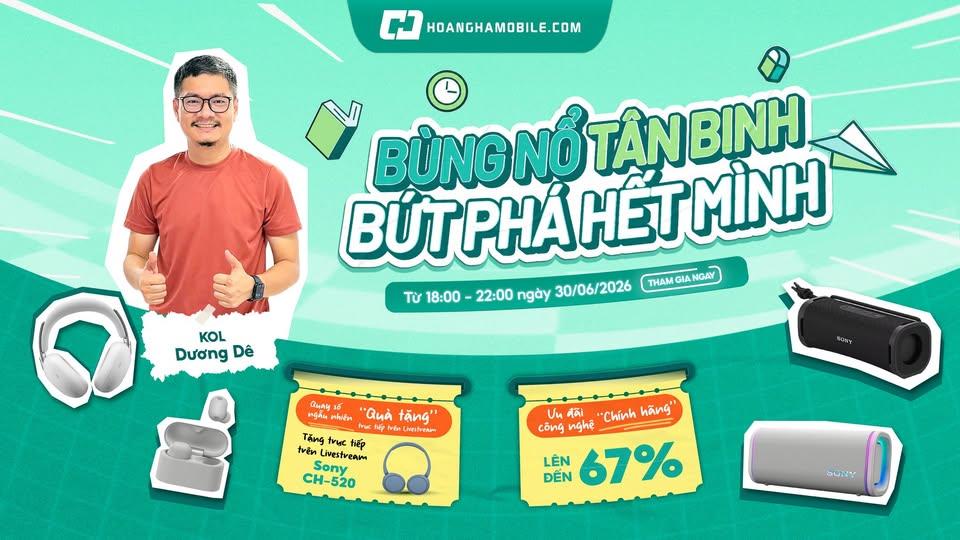 Back To School 2026 Loạt ưu đãi công nghệ cho học sinh sinh viên trước năm học mới - Ảnh 2.