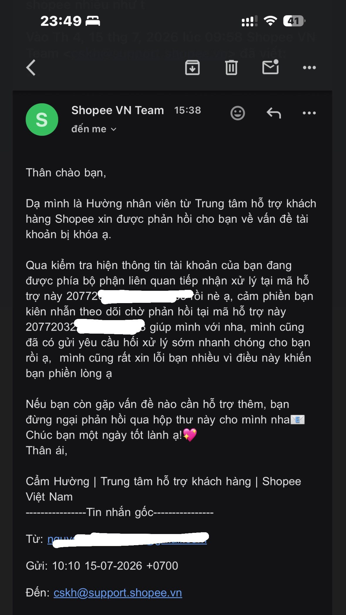 Đặt mua MacBook hơn 34 triệu đồng rồi bất ngờ bị khóa tài khoản, người dùng bức xúc vì không biết lý do, Shopee lên tiếng- Ảnh 5.