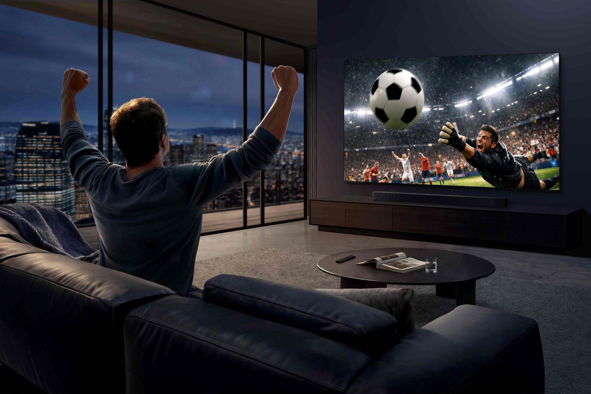 Chế độ Bóng đá AI trên Samsung AI TV thay đổi mạnh mẽ trải nghiệm xem bóng đá - Ảnh 2. Chế độ Bóng đá AI trên Samsung AI TV thay đổi mạnh mẽ trải nghiệm xem bóng đá - Ảnh 2.