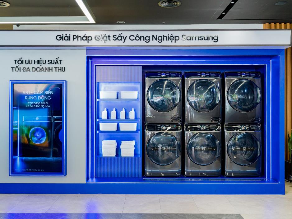 Samsung gia nhập thị trường giặt sấy thương mại: Cuộc chơi không còn nằm ở công suất - Ảnh 2.